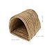 UPKOCH Woven Straw Hamster Nest Chicken Laying Nest Small PET Sleeping House Sturdy Grass Mat for Guinea Pigs Small Animals