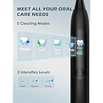 Electric Toothbrush for Adult- 90 Day Battery Life, Sonic Toothbrush with Pressure Sensor, Rechargeable Toothbrushes with Smart Screen, 5 Cleaning Modes & 3 Intensities Settings - Image 3