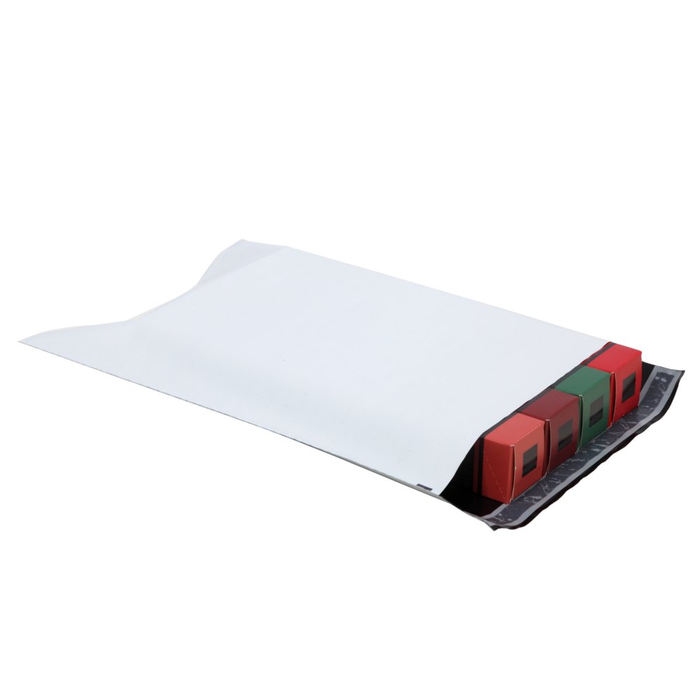 Lot de 1000 Enveloppes d'Expédition Colis Emballage Pochette en Polyéthylène Basse Densité avec Fermeture de Sécurité Autocollante
