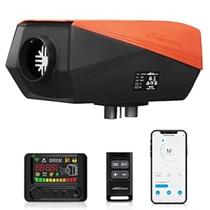 maXpeedingrods 5KW 12V Diesel Heater with Bluetooth APP Remote Control for Trucks, Campers, Caravans, Trailer