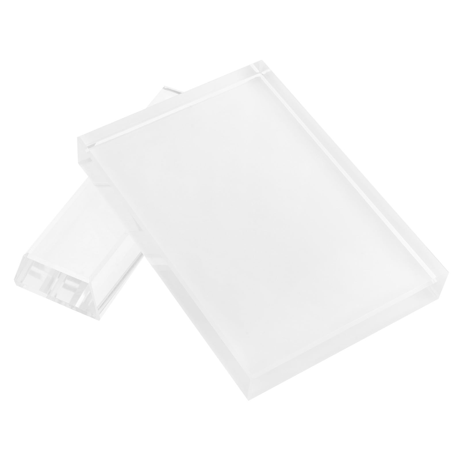 Cadre photo en cristal pour sublimation transfert thermique plaque de chaleur rectangulaire