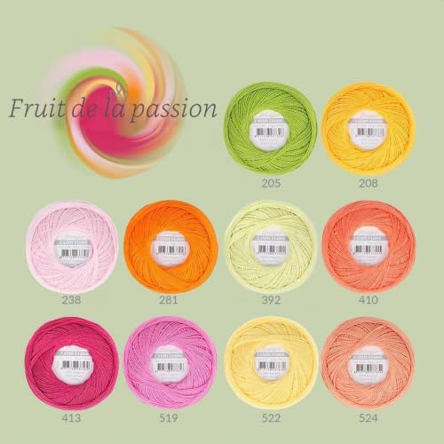 Pack de couleurs Scheepjes Candy Floss 10 x 20 g - Fruit de la passion – vue 5