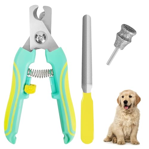 Diamond-Dremel-Dog-Nail-Grinder-Attachment-Dog-Cat-Pets-Nail-Clippers-and-Trimmers-Dremel-Accessories-Dog-Nail-Trimmers-with-Safety-Lock-to-Avoid-Over-Cutting-Grooming-Tool-for-Pets