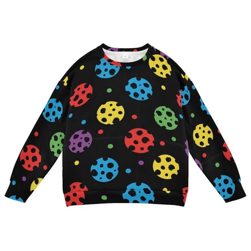 【Vaundy】Long Sleeve Patterned Sweatshirt Daikin Alleyway Unisex Recycled Sweatshirt