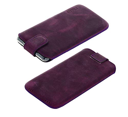 Housse cuir Samsung A72 violet Suncase idéale pour vos déplacements - 4