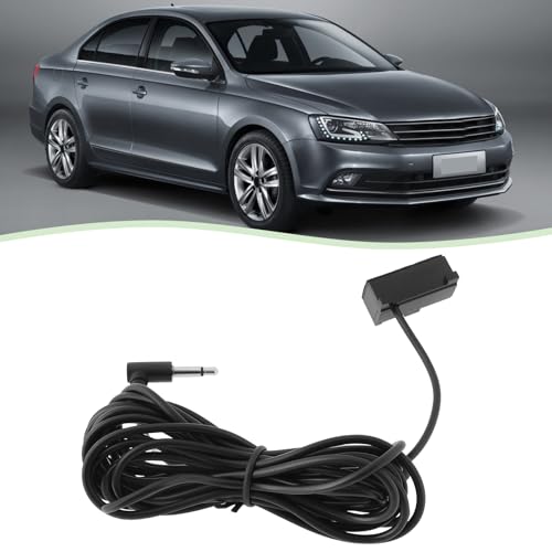 VGOL 1PC Mikrofon Deckenleuchte Dachmodul Anschlussstecker Kompatibel mit VW Kompatibel mit Seat Kompatibel mit Skoda 3M Schwarz