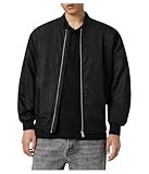 AllSaints Future Bomber para hombre, Negro -, X-Small