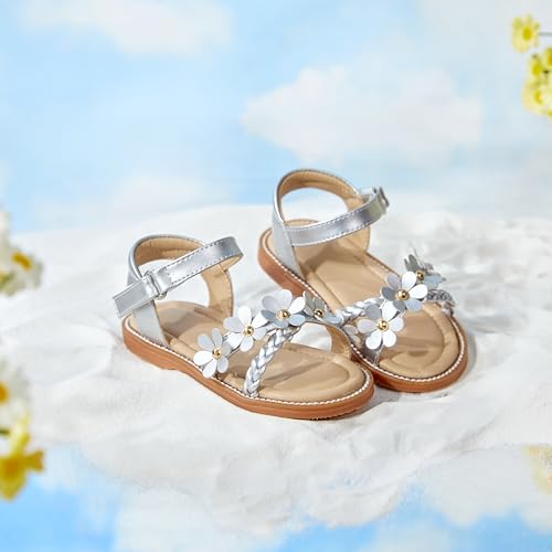 Image of Kiderence Toddler Girls Sandals Little Girls Kids Shoes Girls Sandals Toddler