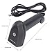 1D Barcode Scanner, USB Wired CCD Bar Code Reader with Buzzer and Indicator Light, for Supermarket, Express Delivery Warehouse