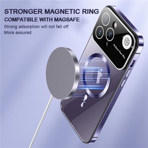 Coque iPhone 15 Pro MagSafe noire transparente rigide antichoc