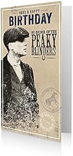 Birthday Card, Peaky Blinders Birthday Card, Birthday Card Peaky Blinders, Happy Birthday Card
