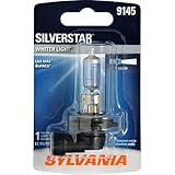 SYLVANIA - 9145 SilverStar Fog Light Bulb - High Performance Halogen Headlight Bulb, Brighter Downroad with Whiter Light (Contains 1 Bulb)