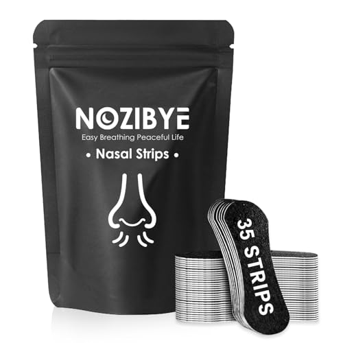 Nozibye Nasal Strips, Nose Strips for Breathing - 35 Strips