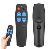 Design Épuré pour un Usage Simplifié : La conception de cette télécommande pour seniors se concentre sur la simplicité avec un nombre réduit de touches de grande taille et un contraste visuel. Ce design a pour objectif de répondre aux besoins des utilisateurs ayant une dextérité limitée ou une vue diminuée.