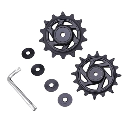 Sistemas de polea de ciclismo para bicicletas de carretera, desviadores traseros universales, rueda guía para operaciones silenciosas