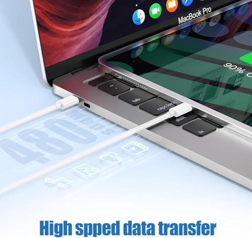 Long USB C to Type C Charger Cable 10ft, 10 Foot USB-C to C Fast Charging Power Cord 10 feet for Apple iPhone air/17/16/16e/15/15 Pro Max/Plus,iPad Pro/air/mini/ 12.9/11/10, 6/5/4/3/2/1 Generation