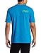 Zumba Fitness Men's Surfside Button Down Tee, Blue, Large