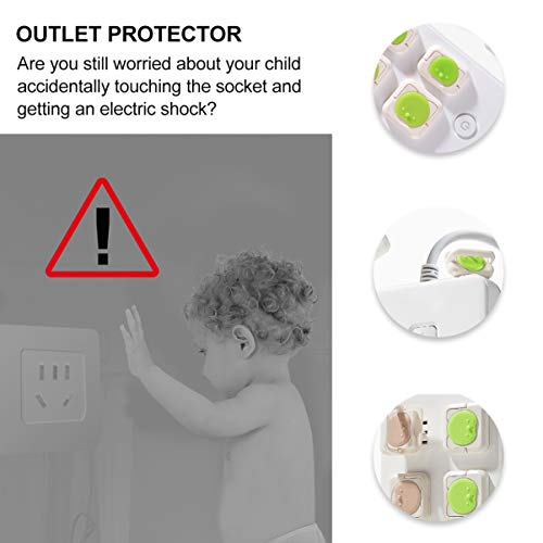 STOBOK O Plugue de Tomada de SeguranÃ§a para BebÃª de 24 Unidades Cobre O Protetor ElÃ©trico Ã  Prov