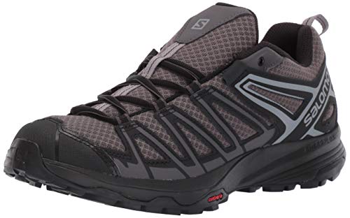 Salomon Men's X CREST Hiking Shoes For Men, Magnet/Black/Monument, 10.5