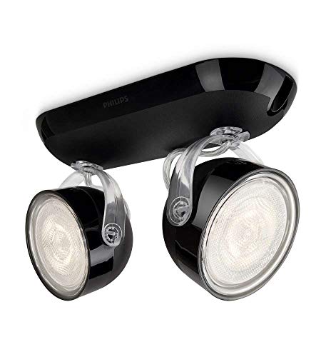 Philips 532323016 Dyna Lampada con 2 Faretti a LED, Nero