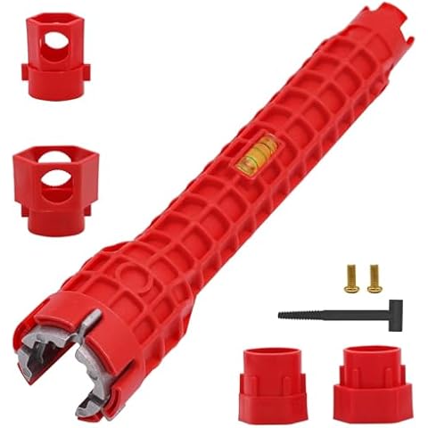 IRmm 14-in-1 Faucet and Sink Installer Tool, Multi-purpose Pipe Wrench Foldable Sink Wrench Plumbing Tool for Toilet Bowl/Sink/Bathroom/Kitchen Plumbing and more Cover