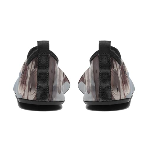 Water Shoes for Women Men White Buddha Statue Water Sports Shoes Slip-on Breathable Lightweight Athletic Aqua Sock3