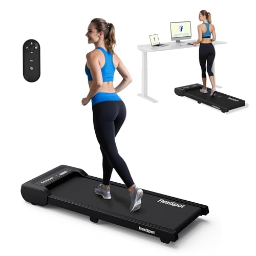 FlexiSpot Laufband Walking Pad für zuhause und Büro bis 120kg, Geräuscharme Laufbänder 1-6km/h,...