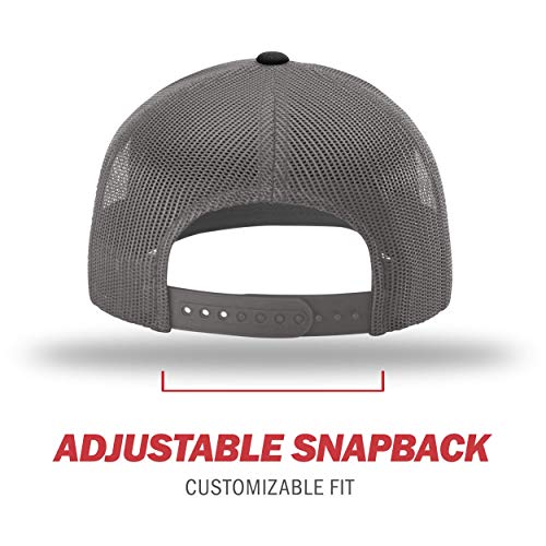 Image of Richardson 112P Patterned Snapback Trucker Hat - Custom Leather Patch Hat | No Minimals | Volume Tiered Pricing