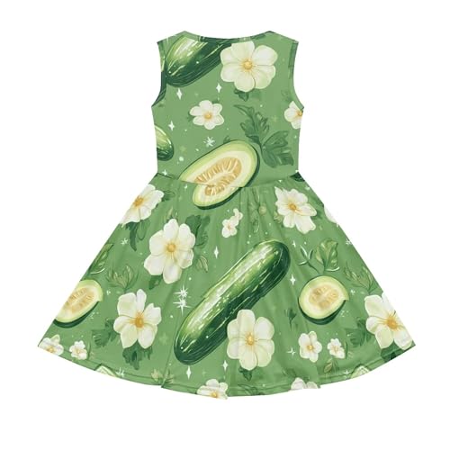 Cute Dresses for Girls Casual Flowy Sleeveless Midi A Line Fit and Flare Dress with Pocket Summer Sundress2