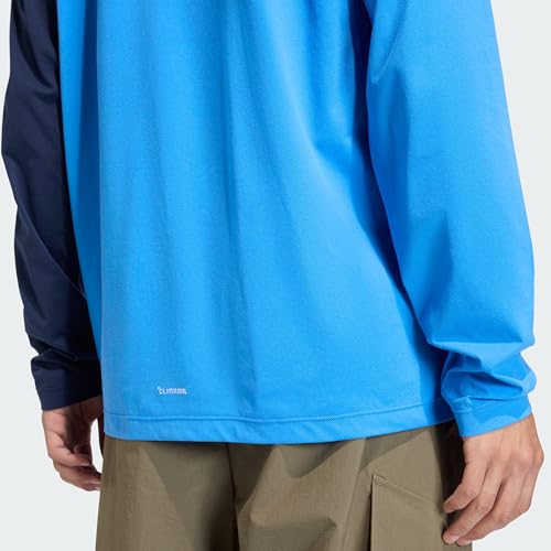 adidas Men's Terrex Multi Climacool Half Zip Long Sleeve, ray Blue, S – Ansicht 3