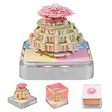  Calendrier de Bureau 3D Lumineux Aischens 2026  Sculpture en Papier Artisanale  Bloc-Notes à Feuilles Détachables  Idéal Cadeau pour Noël, Décoration Bureau & Maison