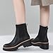 TYNDALL Women's Platform Chelsea Boots Fashion Shoes Meets Comfort Elastic Detail Ankle Heel Lug Sole Chunky Booties