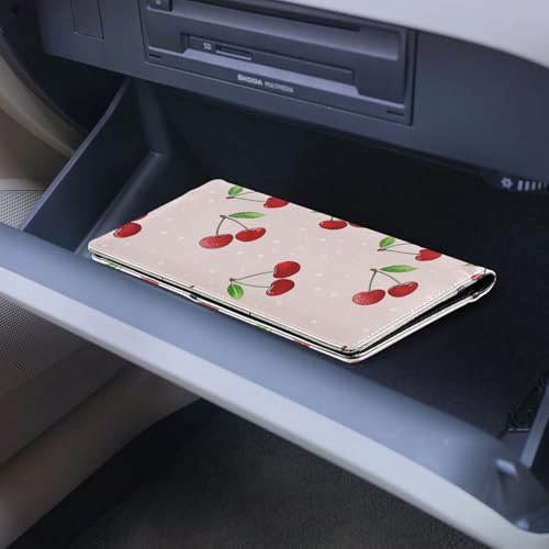 Organizador de guantera cuero cherry miniatura 7