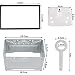 QLOUNI 2DIN Marcos para Auto Radio Sonido para Vehículos Universal para Serie...