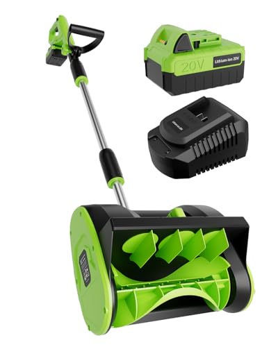 Vibekio 12.2-Inch Cordless Snow Shovel