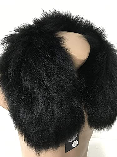 Men Collar for coat parka Real Fur fox4