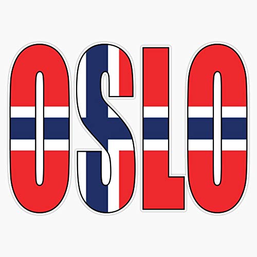 CNW Studio Oslo Vinyl Waterproof Sticker Decal Car Laptop Wall Window Bumper Sticker 5"
