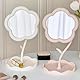 RUIGOMRU Blumenförmiger Schminkspiegel für den Schreibtisch, Schminkspiegel für Schlafzimmer, Wohnzimmer und minimale Räume, Raumdekor, Heimdekoration