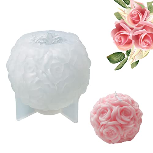 Suerhatcon® DIY Velas Molde de silicona 3D para la fabricación de velas y jabón de aromaterapia Cover