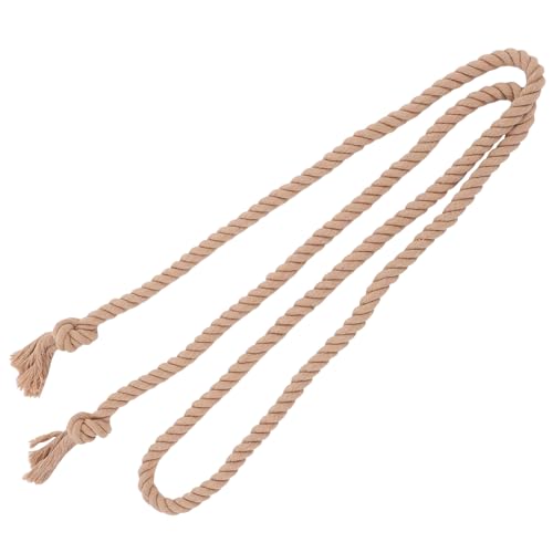 PACKOVE Cinturón de Cintura Largo para Adultos de Algodón y Lino, Estilo Gótico Simple y Decorativo, Adecuado para Cosplay y Uso Práctico Diario