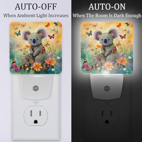 Lámpara de noche LED para niños con sensor crepúsculo miniatura 2