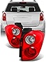 AKKON - For Chevy Equinox SUV Red Clear Tail Lights Repalcement Driver Left + Passenger Right Side Pair Set