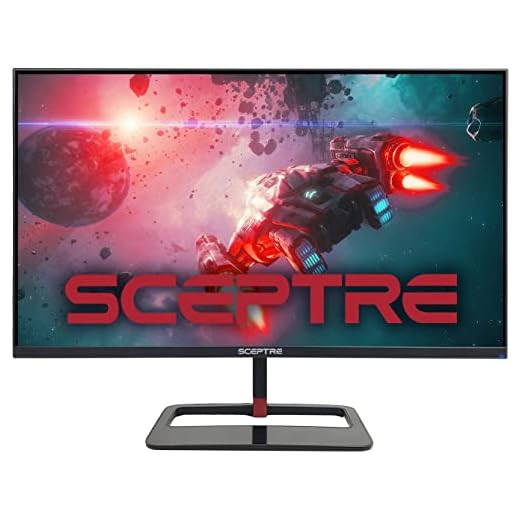 Sceptre 32 inch QHD IPS LED Monitor HDR400 2560x1440 HDMI DisplayPort up to 144Hz 1ms Height Adjustable, Build-in Speakers Gunmetal Black 2021 (E325B-QPN168)