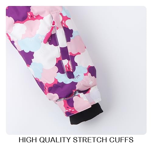 kids snowsuit ski suit pants jacket waterproof snowbibs for boys girls raincoat4