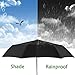 Newdora Windproof Travel Folding Umbrella Golf Umbrella Auto Open Close Button and Upgraded Comfort Handle, Lightweight 10 Ribs Automatic Windproof Canopy Compact with Light Reflective-Gift Waterproof
