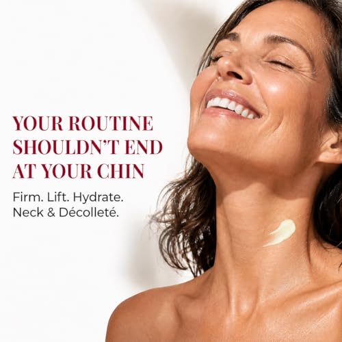 Crème Raffermissante pour le Cou au Panthénol et au Rétinol – Soin Anti-âge pour le Relâchement Cutané, Les Rides et les Ridules – Crème Hydratante pour le Cou et le Décolleté – 50 ml – vue 2