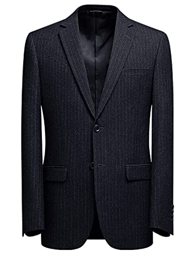 Veste homme rayée à revers cranté idéale pour votre fête de remise des diplômes