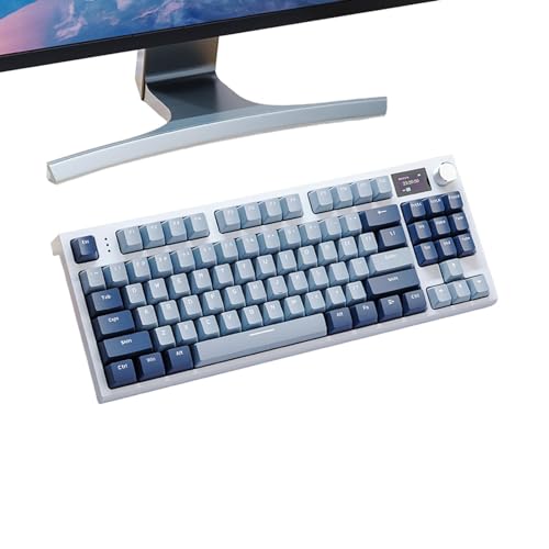 Clavier de jeu mécanique sans fil 3 modes avec écran LCD intégré