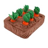 Qcwwy Tappetino Snuffle per Cani con Carote, Giocattolo di Peluche