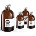Ks-Tek Sterile Empty Vials with Self Healing Injection Port,with Aluminum Plastic Cap,Sterile Package (100ml Amber,4)